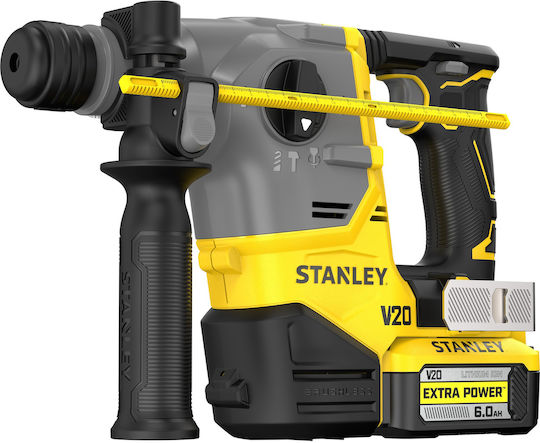 Stanley SFMCH910R1T Ciocan rotopercutor cu Acumulator Brushless 18V 1x6Ah cu Prindere SDS Plus