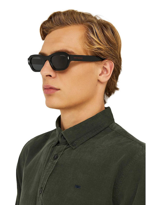 Long Sleeve Corduroy Shirt in a Regular Fit Hunter Green