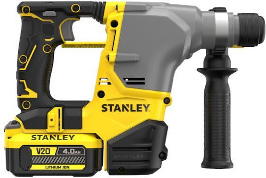 Stanley SFMCH910M1T Ciocan Rotopercutor cu Acumulator Brushless 20 V 1x4 Ah cu Mandrină SDS Plus