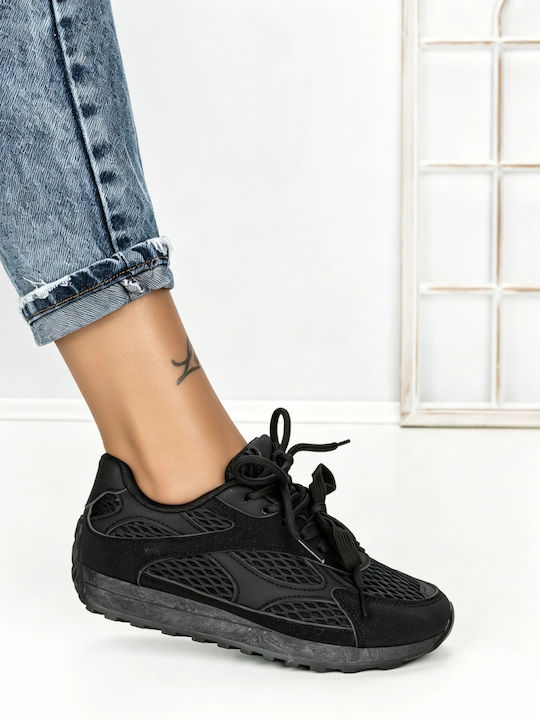 Sneakers Flatforms pentru Femei Negri