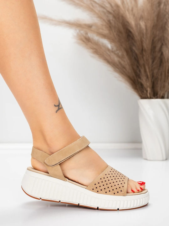 Beige Women's Summer Platforms