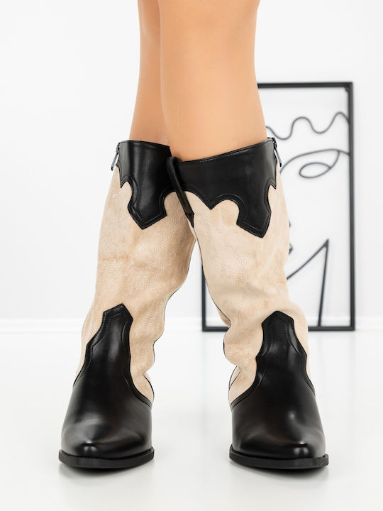 Γυναικείες Μπότες Μπεζ
