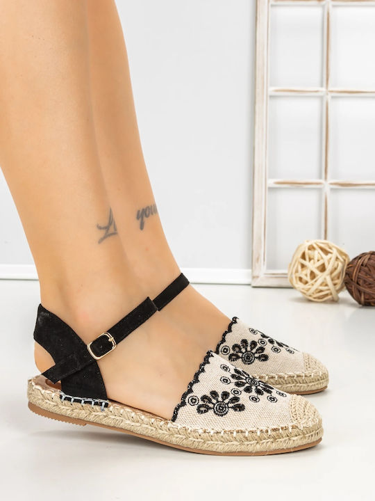 Espadrile pentru Femei de Culoare Neagră
