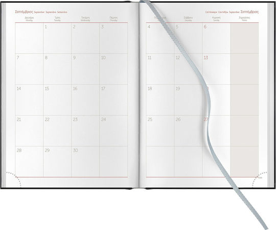 THeofylaktos Cotton Classic Agendă Zilnică 2027 17,2x24 cm