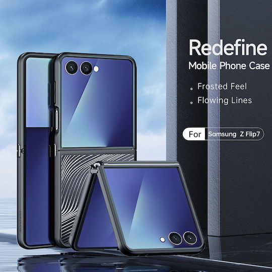 Dux Ducis Aimo Hülle für Samsung Galaxy Z Flip 7 Schwarz