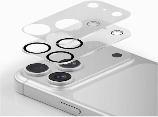 Uniq Uniq Optix Clearshield Frameguard Протектор за обектив на камера за Apple iPhone 18 Pro с кристално прозрачен апликатор