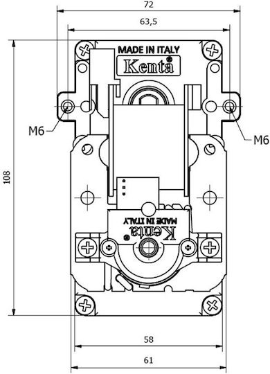 Getriebemotor für Pelletofen Kenta K9113092 2 U/min Jolly Mec Andere