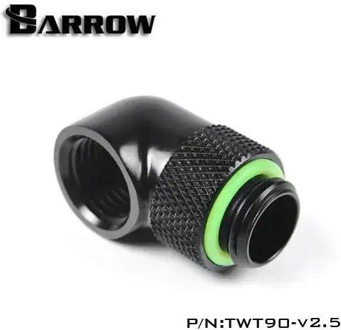 Barrow Фитинги Черен