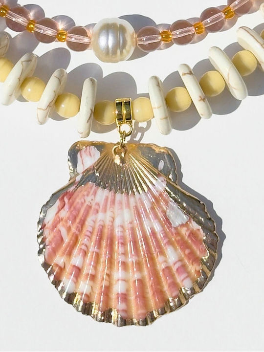 Kaleido Beige Necklace