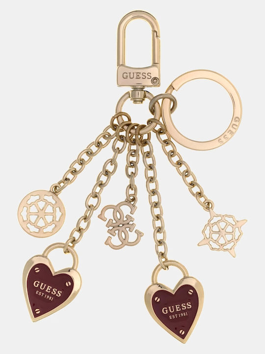 Guess Keyring Rw7589p6401-plu Χρυσο
