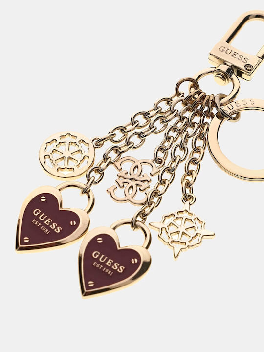 Guess Keyring Rw7589p6401-plu Χρυσο
