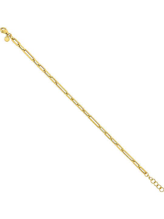 Xryseio Damen-Armband Kette aus 9-karätigem Gold