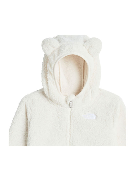 Kids Ecru Campshire Fleece Hooded Jacket