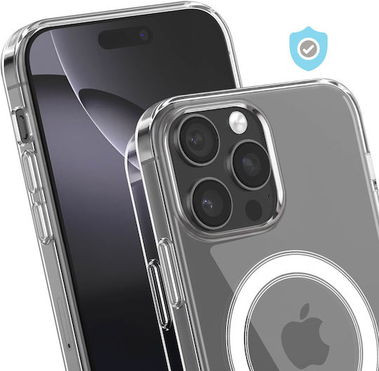 Zanaé Husă MagSafe iPhone 16 Pro Max cu Colțuri Întărite Transparentă