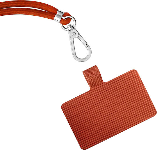 Zanaé Cordella Series Adjustable Smartphone Neck Lanyard Adapter Orange