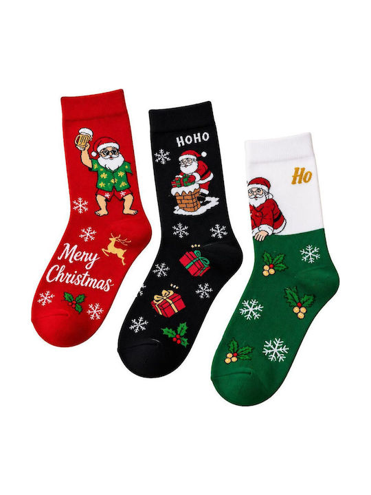 Esthisis Коледни Чорапи Многоцветни 3Pack