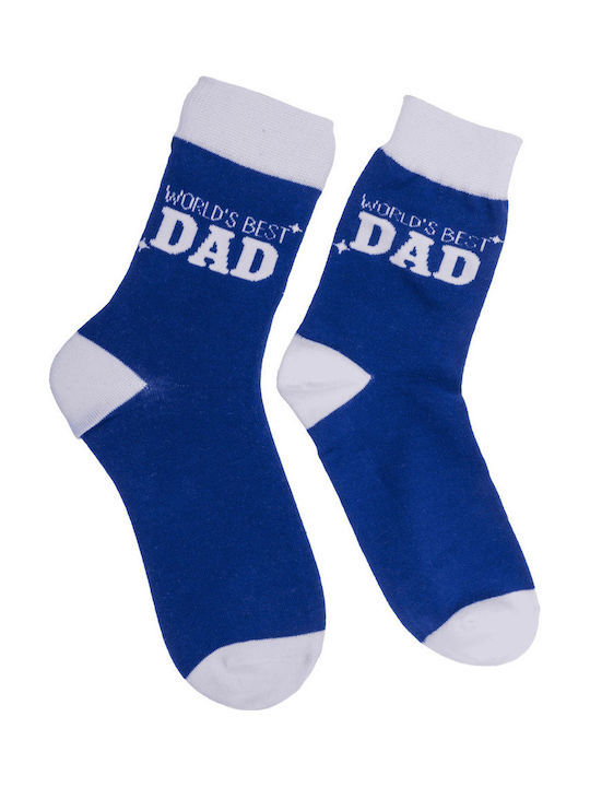 Out Blue Ανδρικό Σετ Δώρου Κούπα Κάλτσα World's Best Dad 78-8438 Μπλε