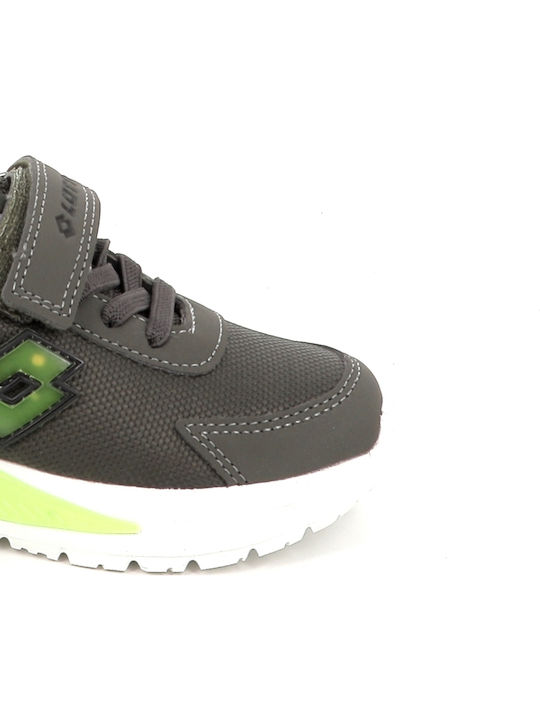 Kids Sneakers with Green Lights
