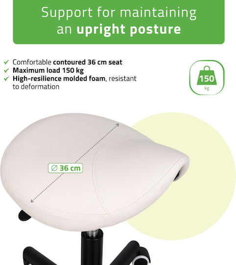 Habys Medical Stool White T-TAABSJ004