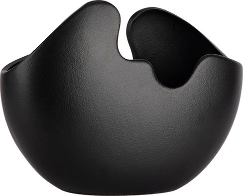 Pflanzentopf Keramik Schwarz 22,8x11,8x17,2 cm 2 Stück