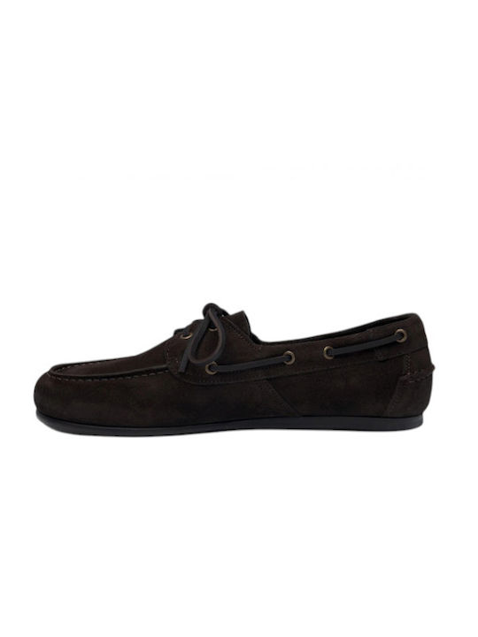 Γυναικεία Boat Shoes σε Καφέ Χρώμα