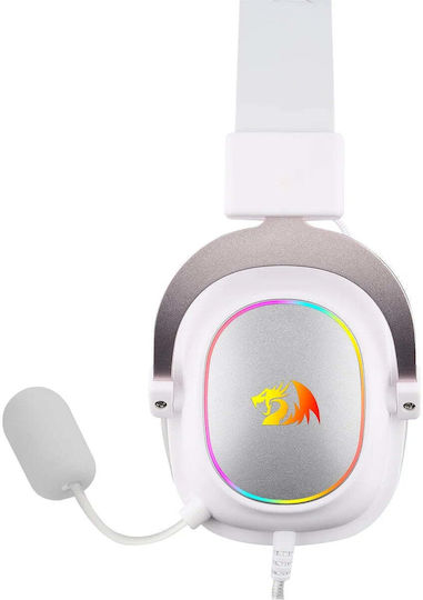 Redragon Zeus-X Over Ear Gaming Headset με σύνδεση USB Λευκό