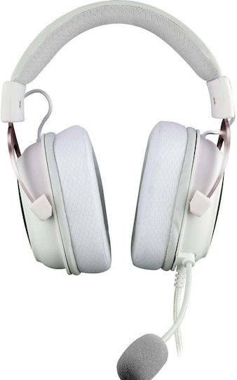 Redragon Zeus-X Over Ear Gaming Headset με σύνδεση USB Λευκό