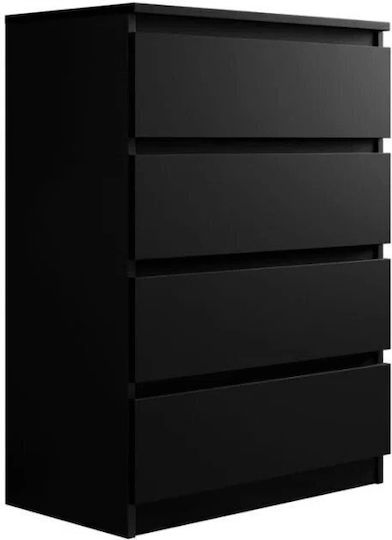 Juniper 4s Wooden Chest of Drawers with 4 Drawers Mauro 70x40x100cm