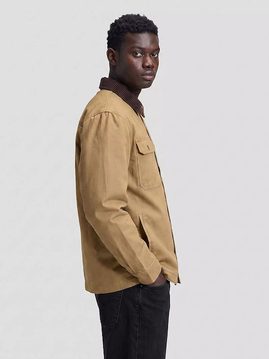 Μακρυμάνικο Overshirt Dark Khaki