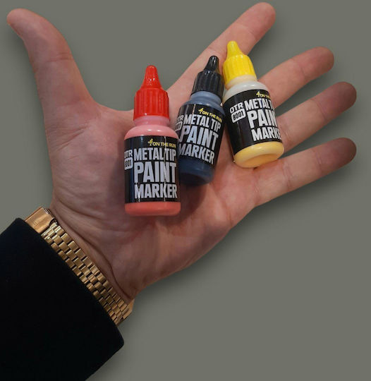 On The Run Metal Tip Nachfülltinte für Marker Neonorange 20 ml