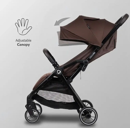 Arella Kinderwagen Geeignet für Neugeborene Coffee Brown 7,8 kg