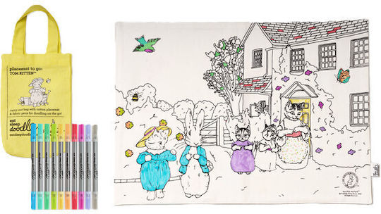 Suport de Farfurie „eat Sleep Doodle” Peter Rabbit Tom Kitten Tkptg