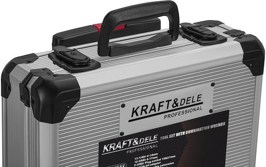 Kraft & Dele Tool Case with 187 Tools