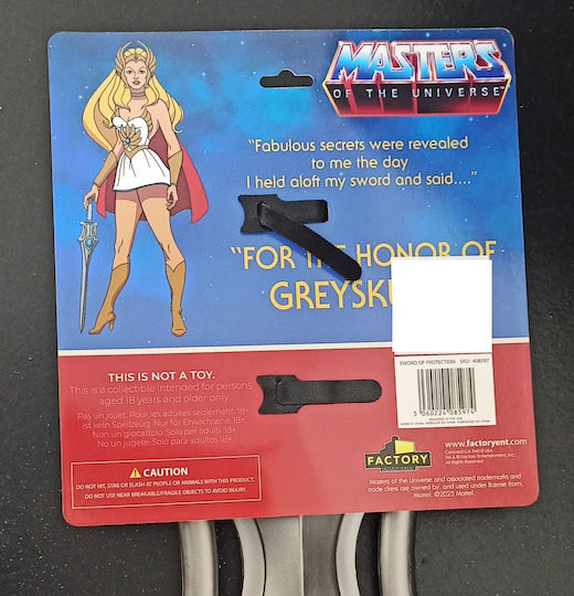 Masters of the Universe She-Ra Schwert Schutz 37'' 94 cm 1:1 Stunt-Requisitenreplik
