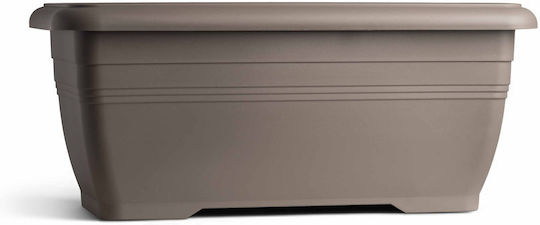 Planter Box Terracotta 45L-70x34x27h cm-Gray Brown