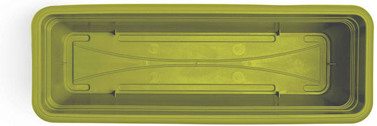 Planter Box Tepakota 13.5L 59x22x18h cm Green/Yellow
