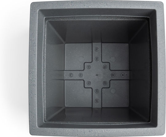 Viomes Linea Pot Plastic Mosaic lava 33x33x60cm.