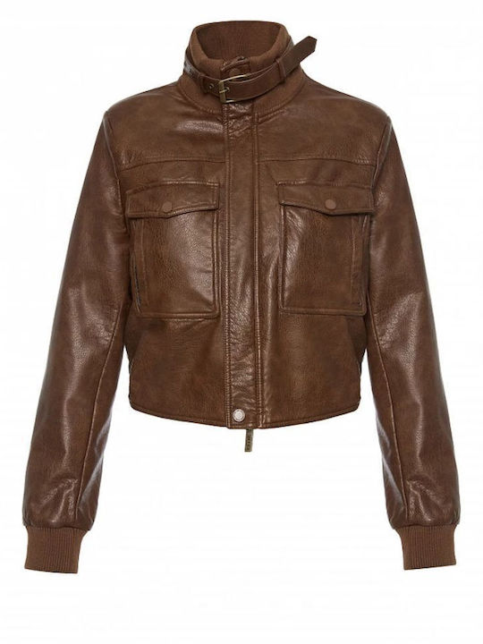 Damen-Bomberjacke Toffee