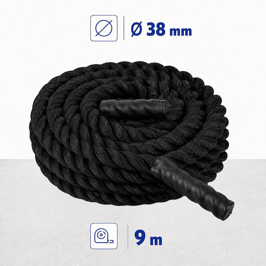 Relaxdays 10054327_9653 Battle Rope με Μήκος 9m