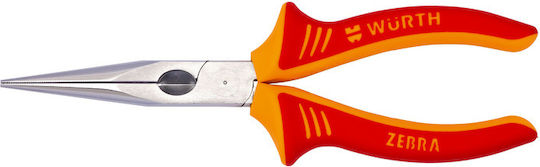 Wurth Zebra Μυτοτσίμπιδο Ίσιο Ηλεκτρολόγου Μήκους 210mm