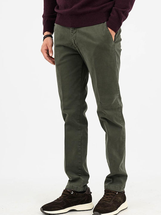 Fourten Industry Pantaloni Chino pentru bărbați Olive