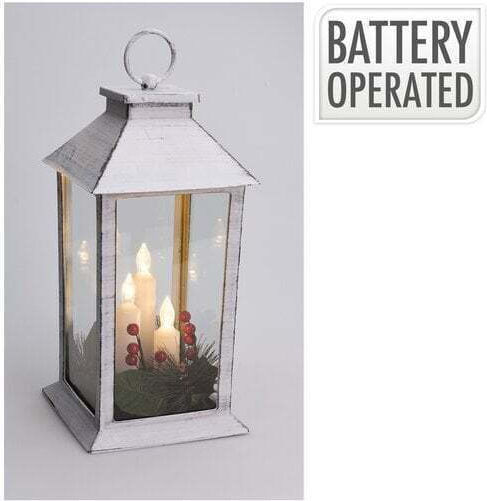 Koopman Lustră Decorativă Lampion Alb