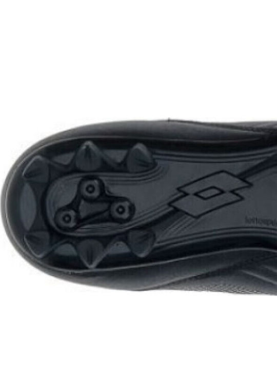 Lotto Stadio 705 AG Football Shoes with Cleats Black Lotto Stadio 705 AG Football Shoes with Cleats Black