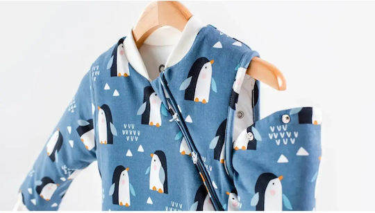 abo Χειμερινός Υπνόσακος με Πόδια 2.5 tog Penguins με Αποσπώμενα Μανίκια
