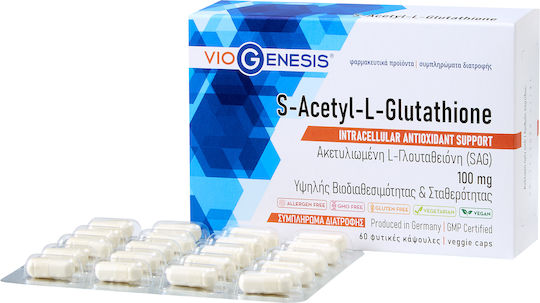 Viogenesis S Acetyl L Glutathion 60 Capsule Unflavoured