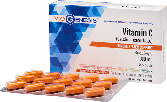 Viogenesis Vitamin C 1000mg 30 Ταμπλέτες