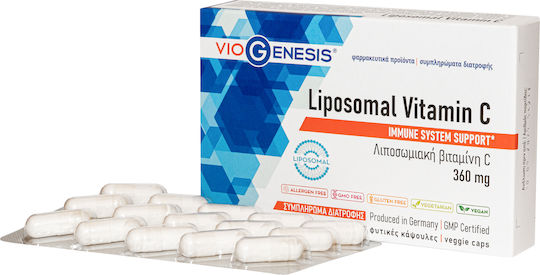 Viogenesis Liposomal Vitamin C 360mg 30 Capsules