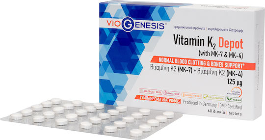Viogenesis Depot Vitamin K 60 Tablets