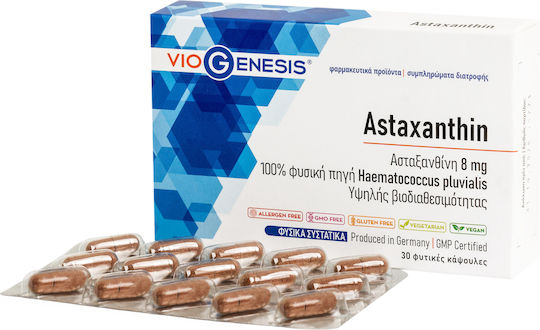 Viogenesis Astaxanthin 8mg 30 veg. caps