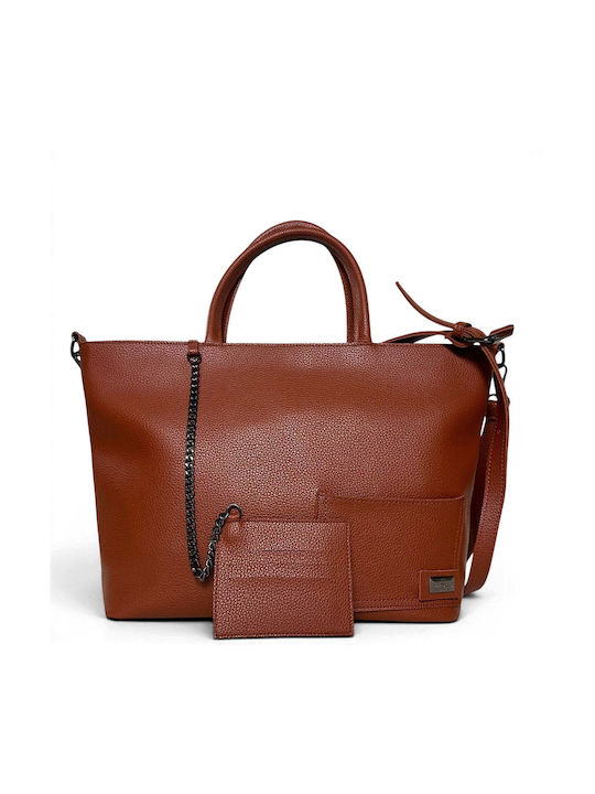 Γυναικεία Τσάντα Ώμου Maxi Tote Noir Ταμπά
